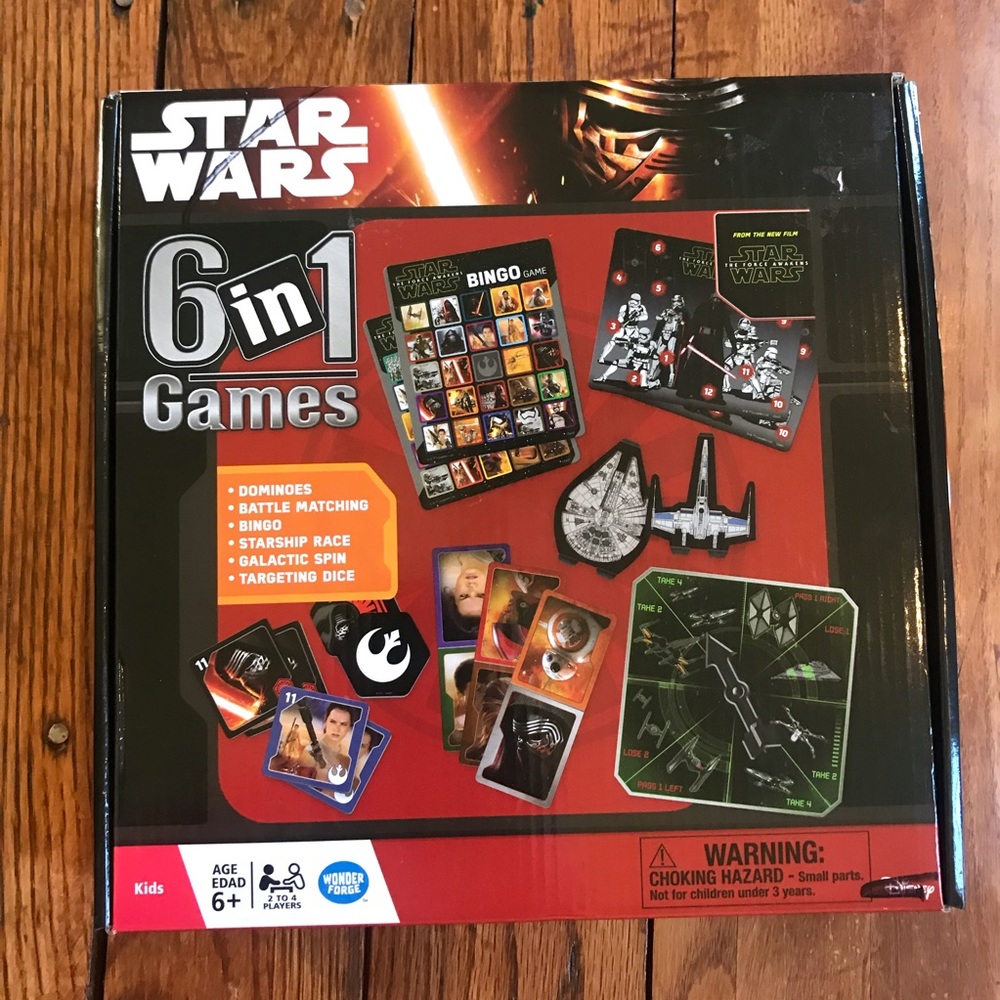 Star Wars The Force Awakens 6-in-1 Game Collection